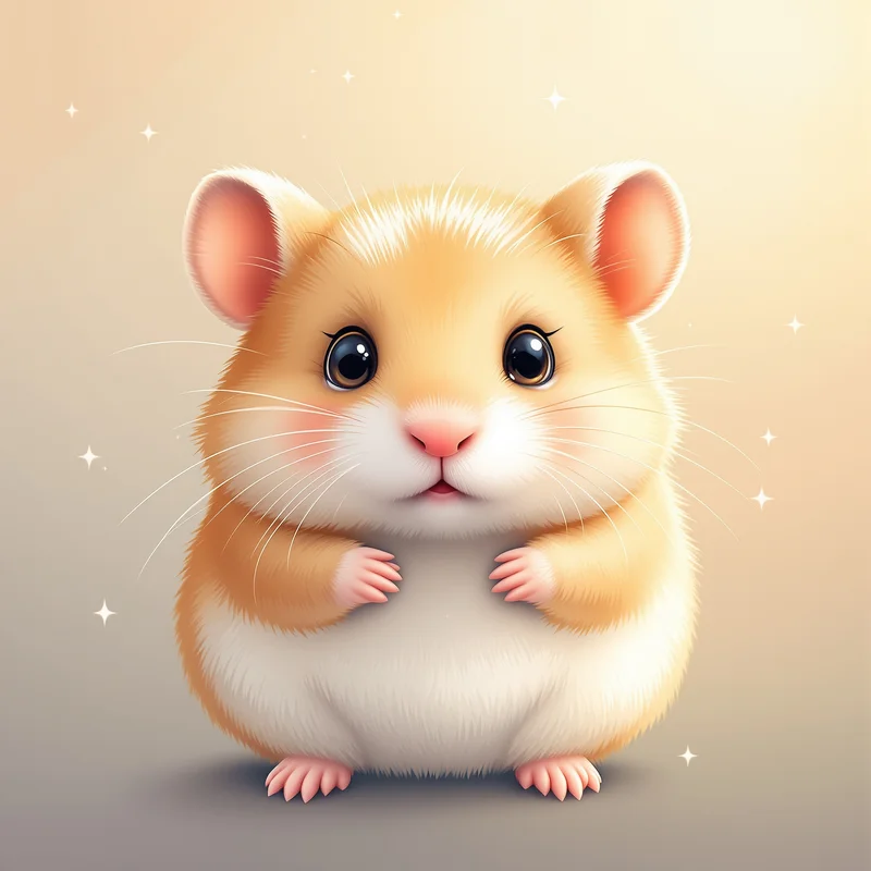cute hamster PFP avatar with soft aesthetic lighting for avatar styling