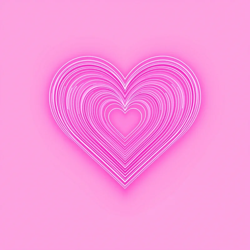 heart icon avatar image with pastel colors for avatar display
