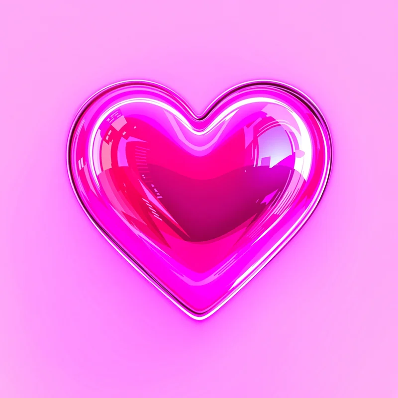 romantic profile picture with gradient background for social media avatar