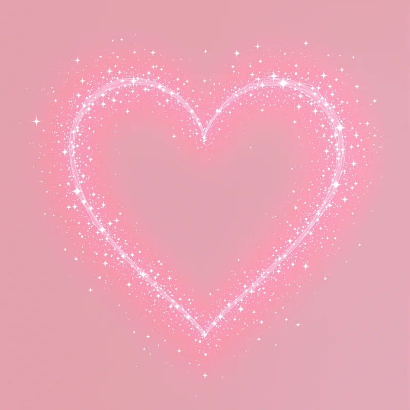 love themed avatar with pastel colors for profile picture use
