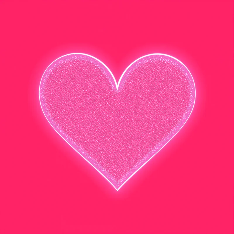 cute heart PFP portrait with gradient background for digital identity