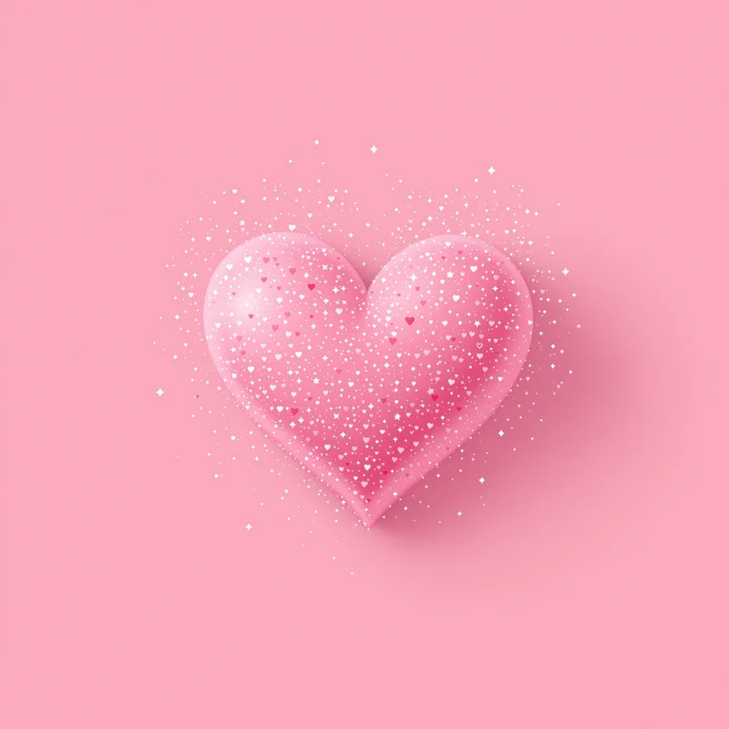 love themed avatar with sparkles for social media avatar