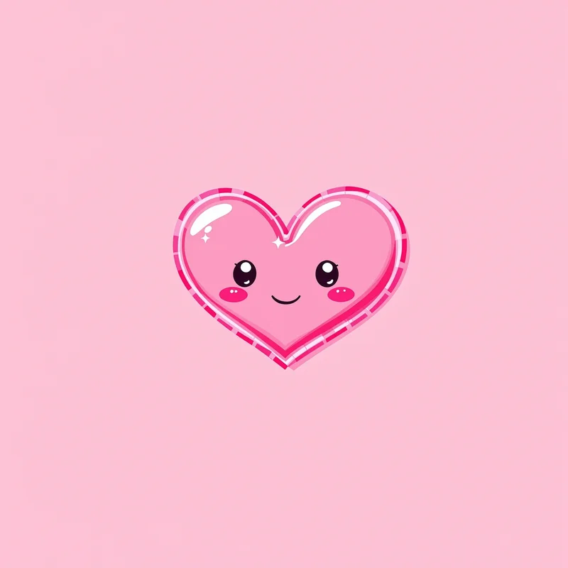 love themed avatar with gradient background for digital identity