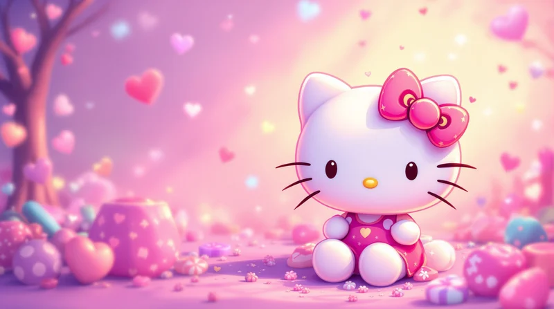 hello kitty pfp candy color portrait
