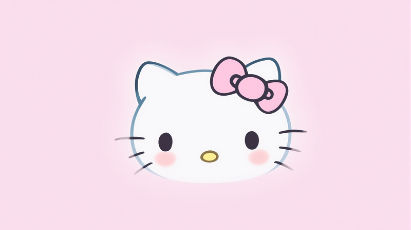 hello kitty pfp pastel glow kawaii portrait