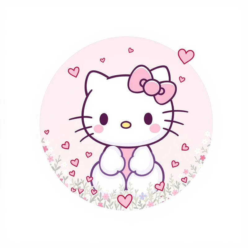 Hello Kitty PFP avatar with kawaii identity and strong profile readability