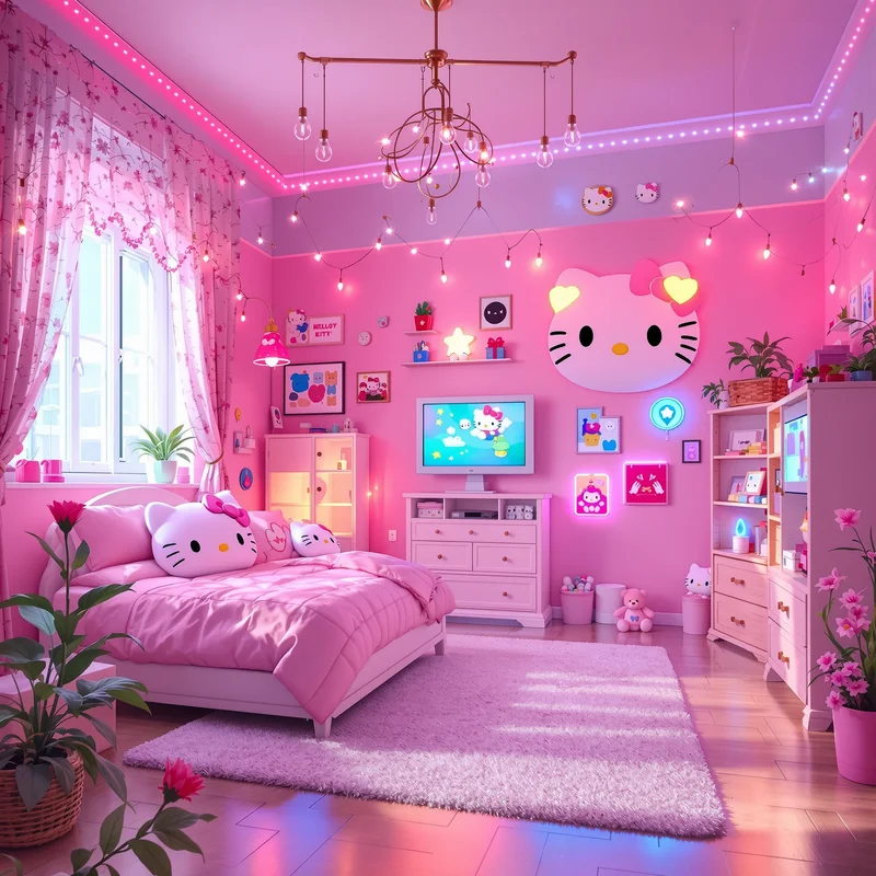 Hello Kitty PFP Retro Y2K Room aesthetic avatar design