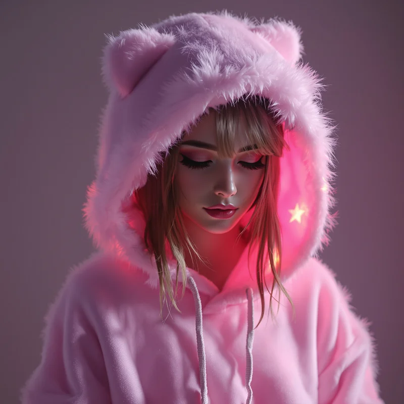 Hello Kitty PFP Soft Cloud Hoodie aesthetic avatar design