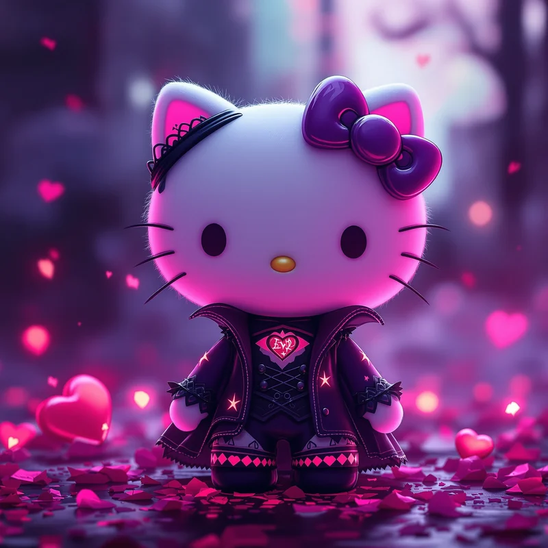 Hello Kitty PFP Vampire Kawaii aesthetic avatar design