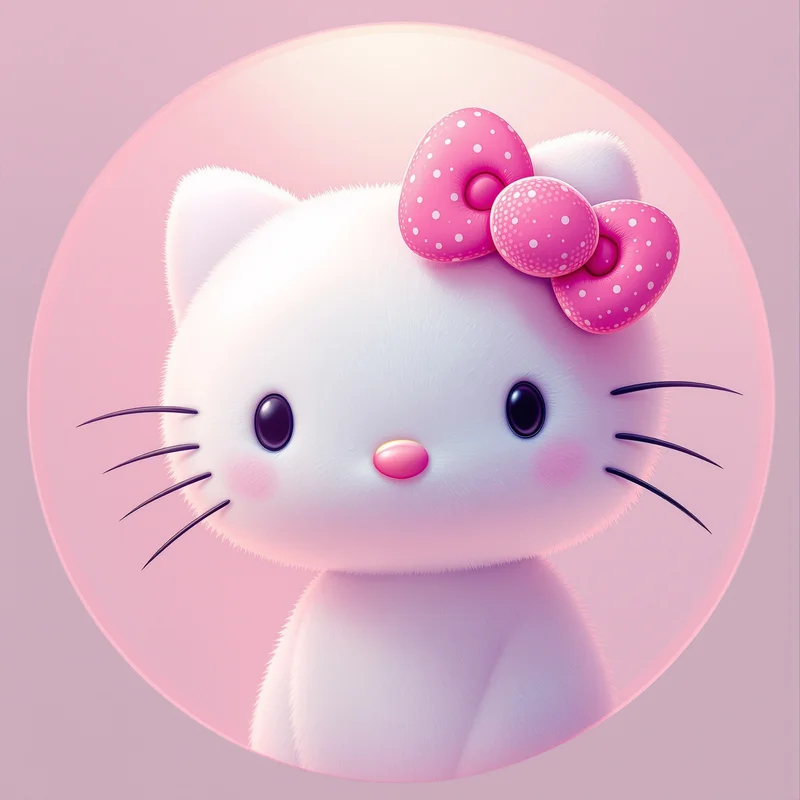 Hello Kitty profile image optimized for cute identity and visibility