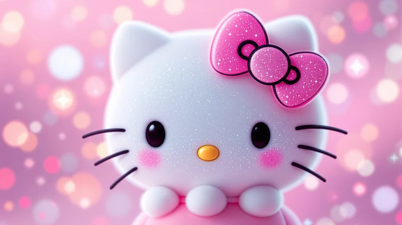hello kitty pfp sparkle kawaii portrait