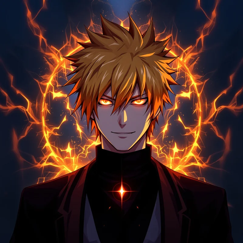 centered Ichigo PFP portrait with intense anime atmosphere for avatar display