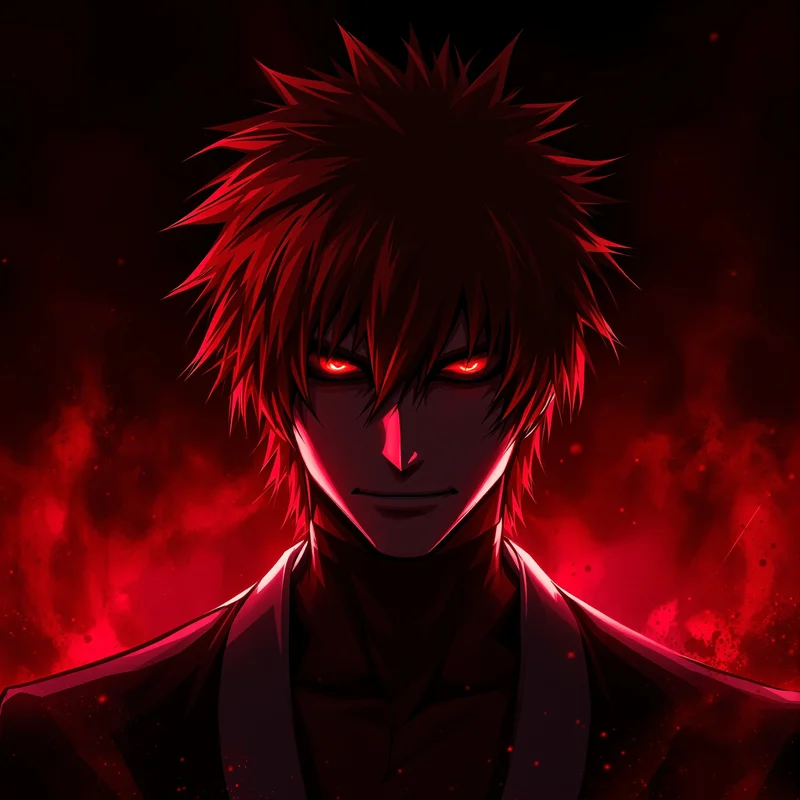 Ichigo anime profile avatar with balanced portrait framing for avatar display