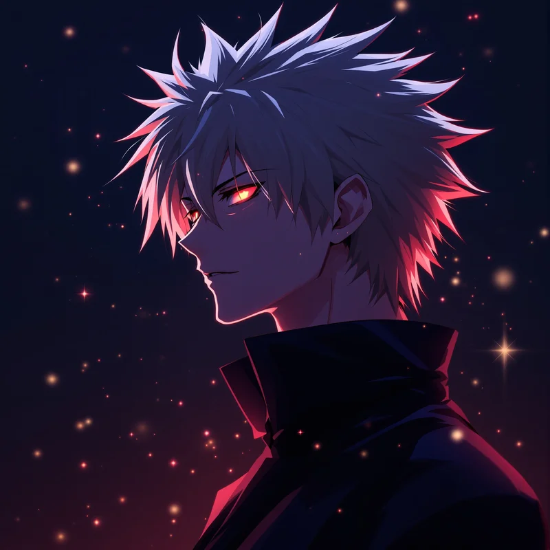 anime Ichigo PFP avatar portrait with getsuga energy aura for portrait display