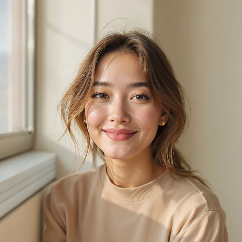 Instagram avatar profile image with clean face focus and feed visibility