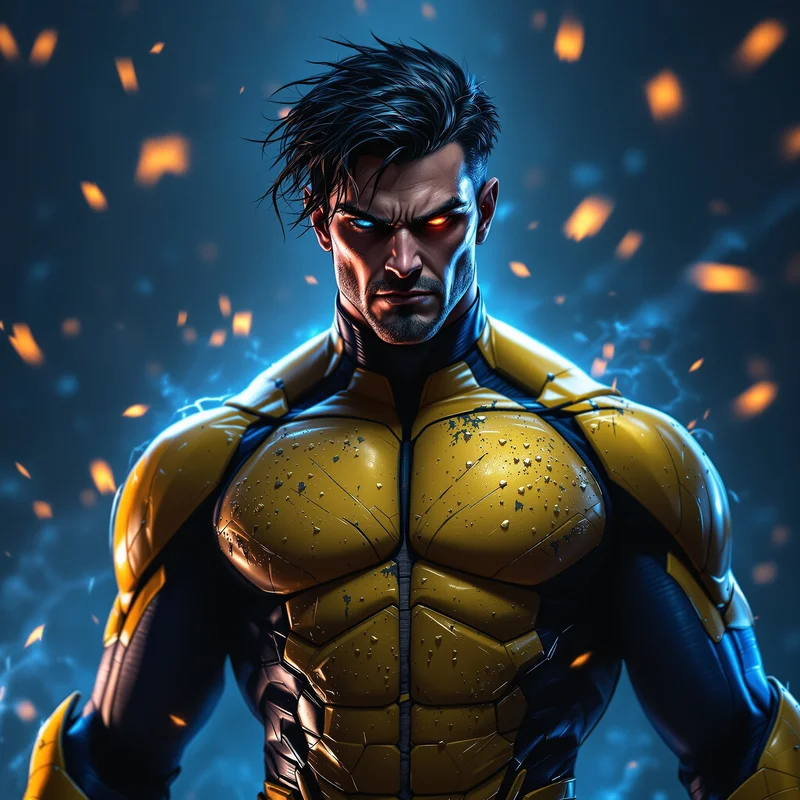 Dark future Invincible PFP with corrupted hero atmosphere