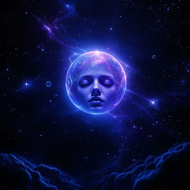 Space isolation Invincible PFP with cosmic atmosphere