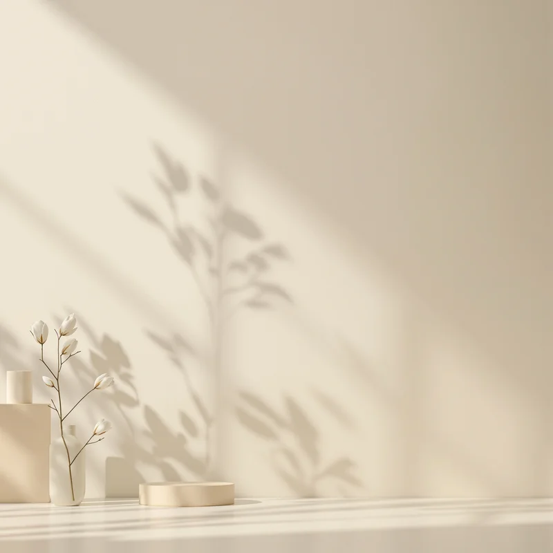 Calm ivory invitation background