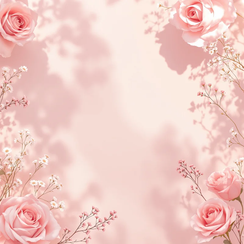 Dreamy blush invitation background