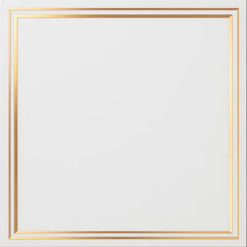 Elegant invitation background with gold border