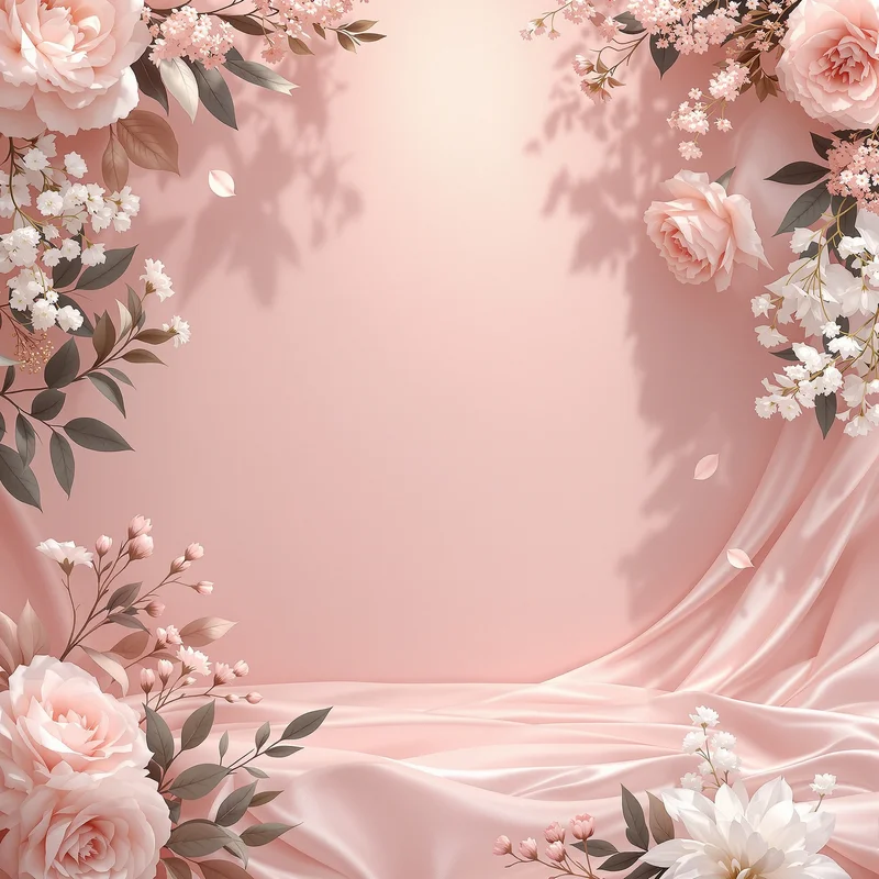 Eternal blush invitation background