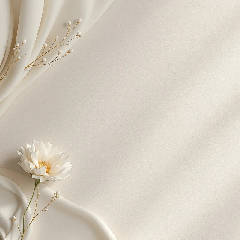 Eternal ivory invitation background