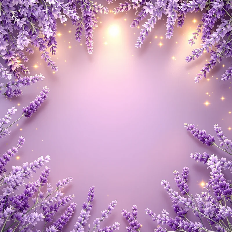 Golden lavender invitation background