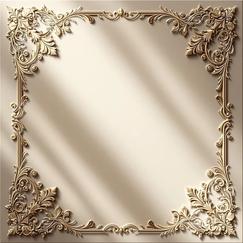 Luxury ornamental corner invitation background