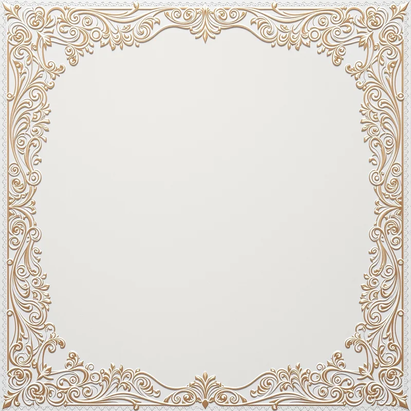 Luxury filigree invitation background