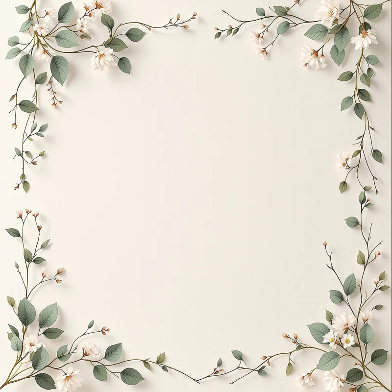 Luxury vine invitation background