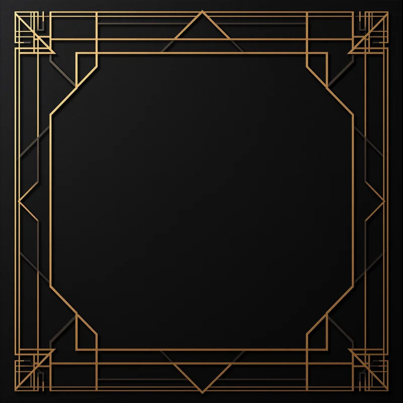 Minimal Art Deco invitation background