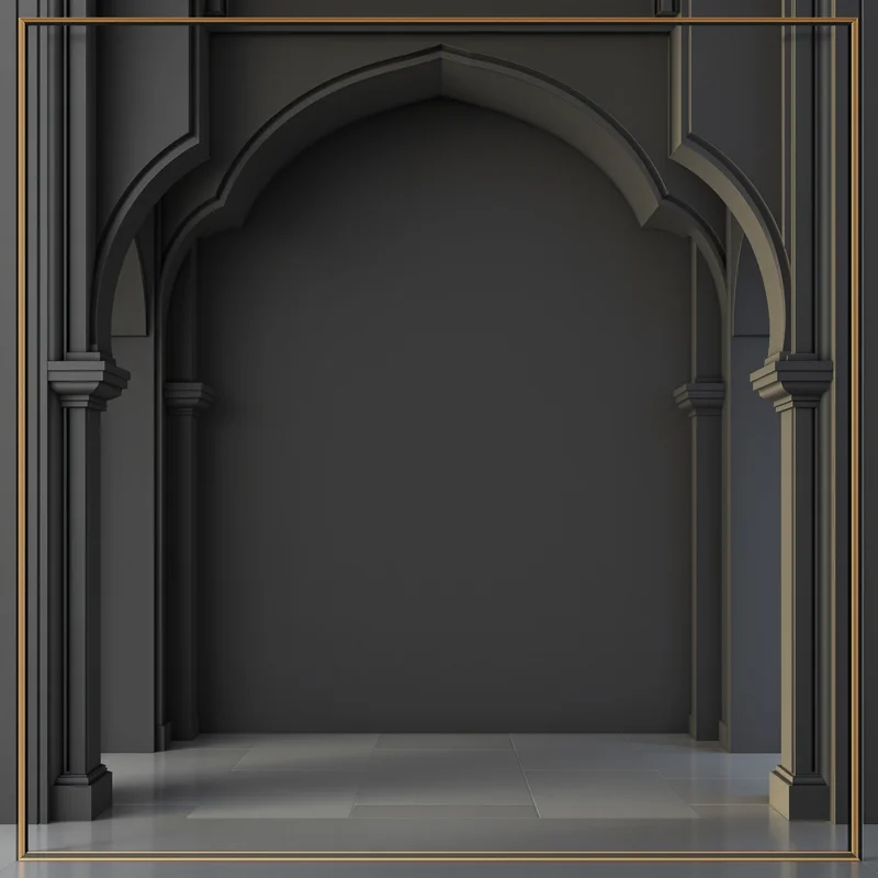 Modern arch invitation background