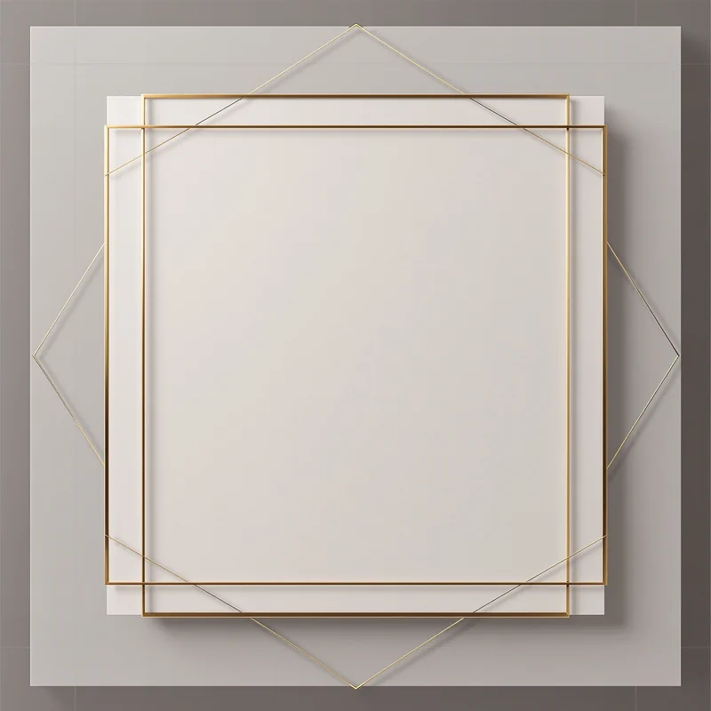 Modern geometric invitation background