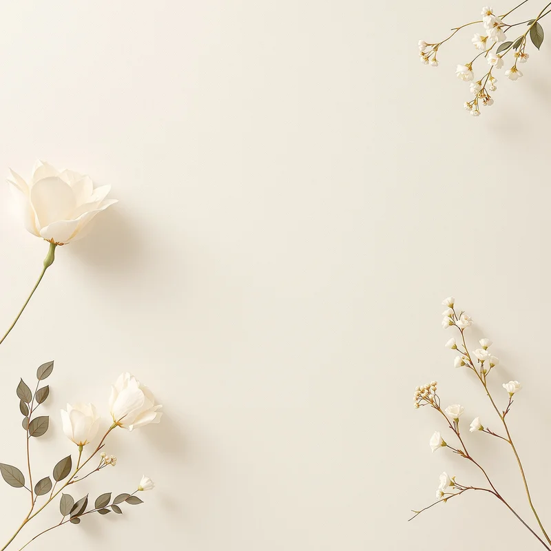 Pure elegant ivory invitation background