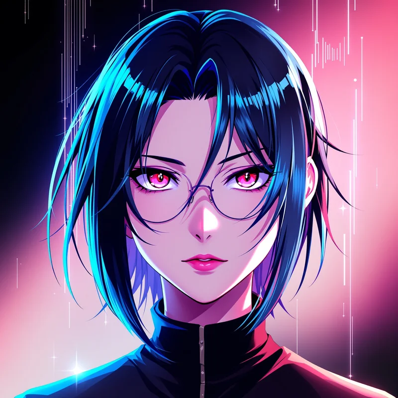 anime Isagi PFP avatar portrait with glowing competitive aura for anime icon design
