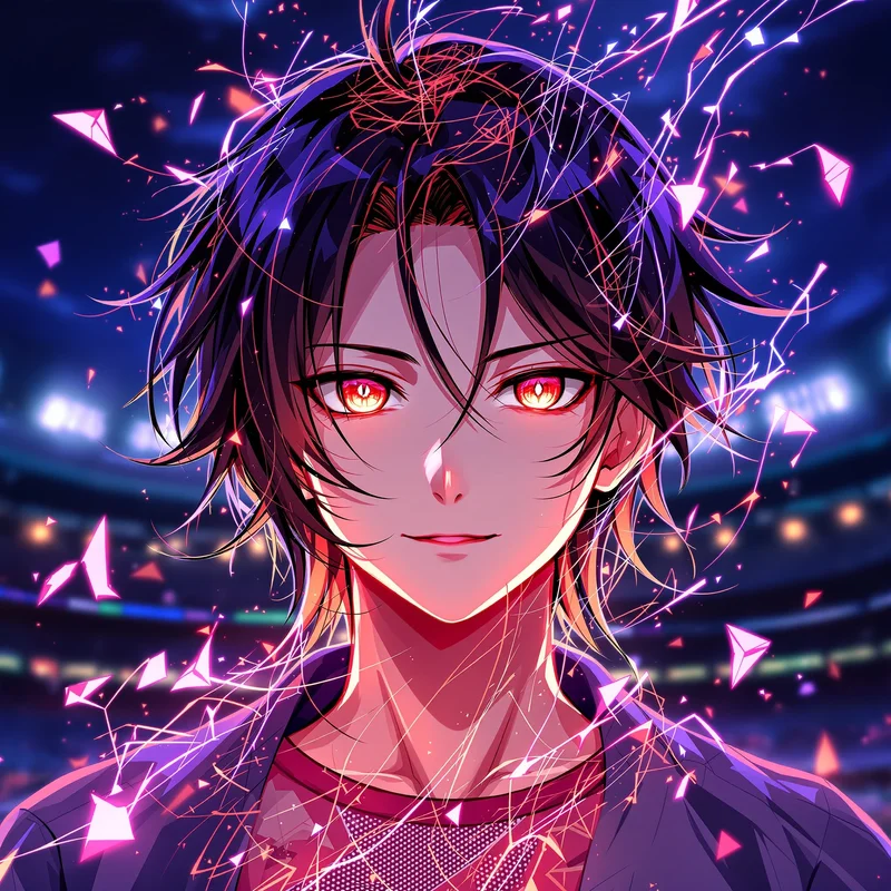 striker Isagi profile icon with balanced portrait framing for avatar display