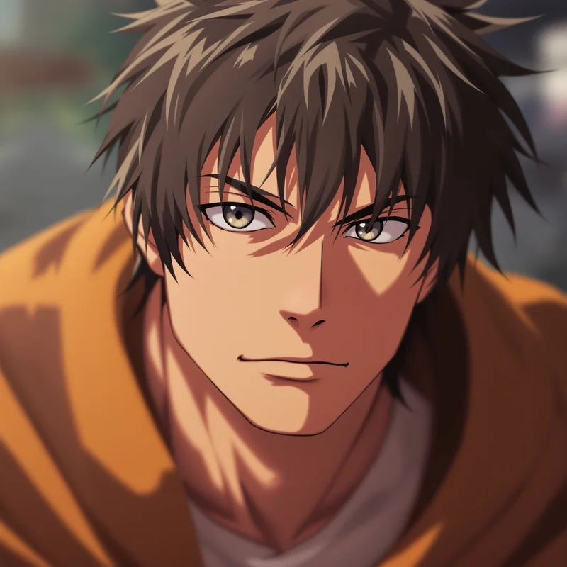 Yoichi Isagi PFP with balanced confidence and calm anime gaze