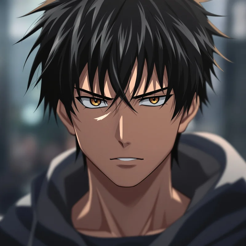 Yoichi Isagi PFP with calm tactical gaze and stable presence