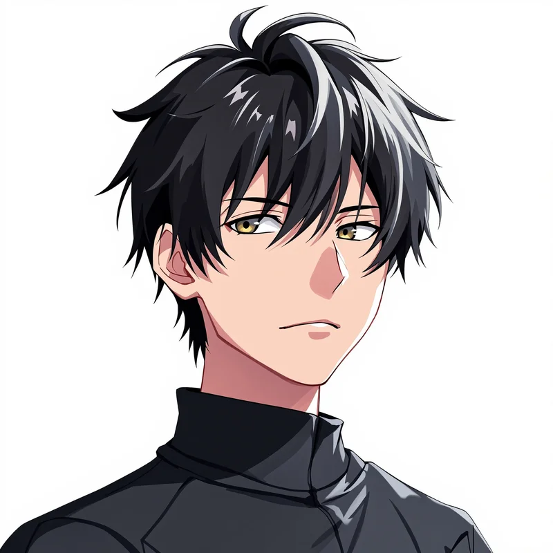 Clean Yoichi Isagi PFP with neutral expression and balanced lighting