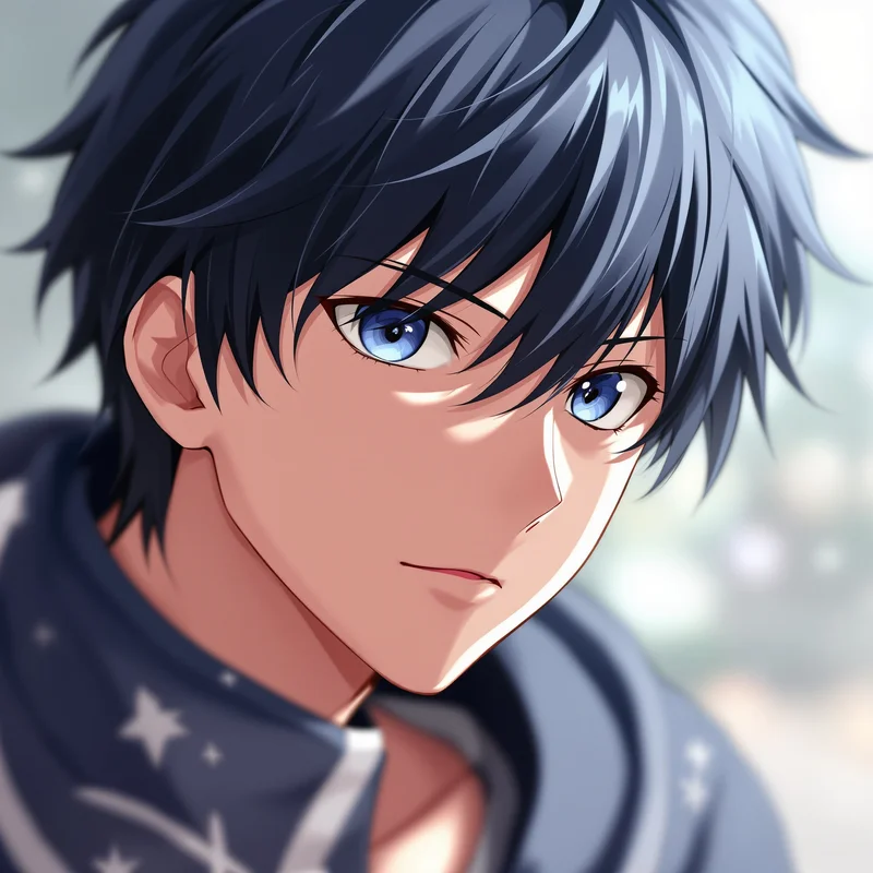 Yoichi Isagi PFP with ultra sharp eyes and high facial clarity