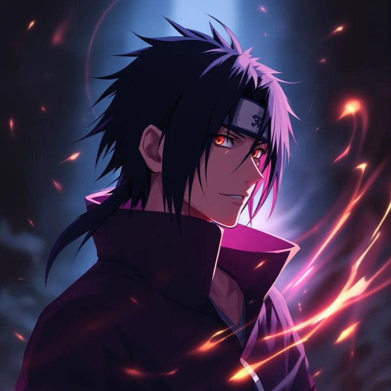 Akatsuki Legacy Itachi PFP sharingan anime avatar portrait