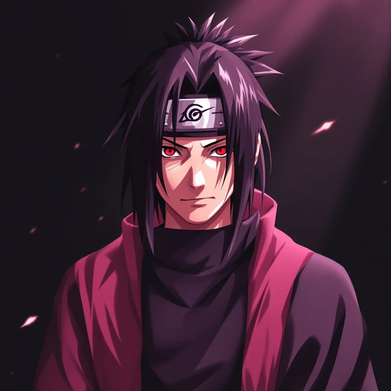 Crow Illusion Itachi PFP sharingan anime avatar portrait