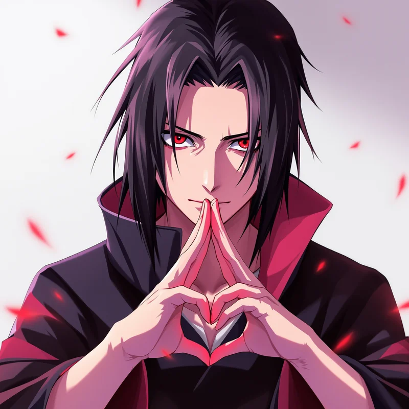 Dark Feather Itachi PFP sharingan anime avatar portrait