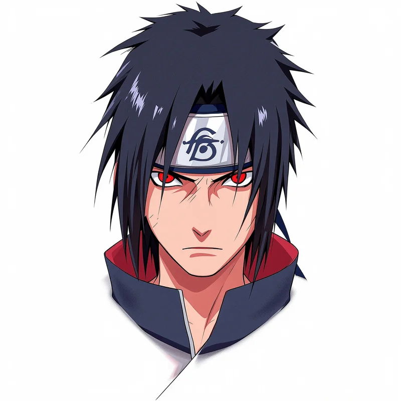 Dark Resolve Itachi PFP clean background anime avatar