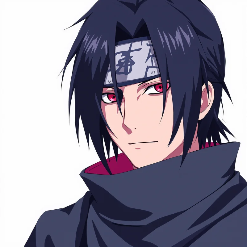 Midnight Crow Itachi PFP sharingan anime avatar portrait