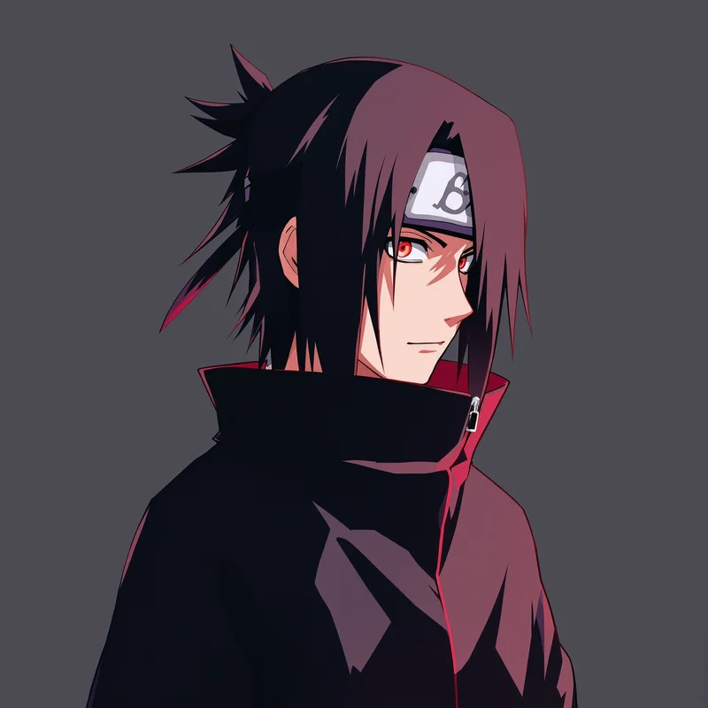 Phantom Uchiha Itachi PFP clean background anime avatar