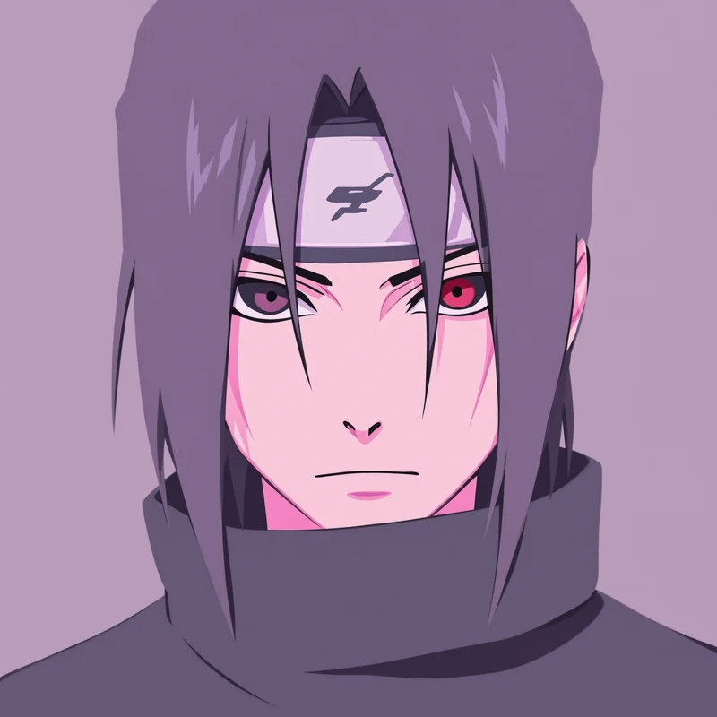 Raven Gaze Itachi PFP sharingan anime avatar portrait