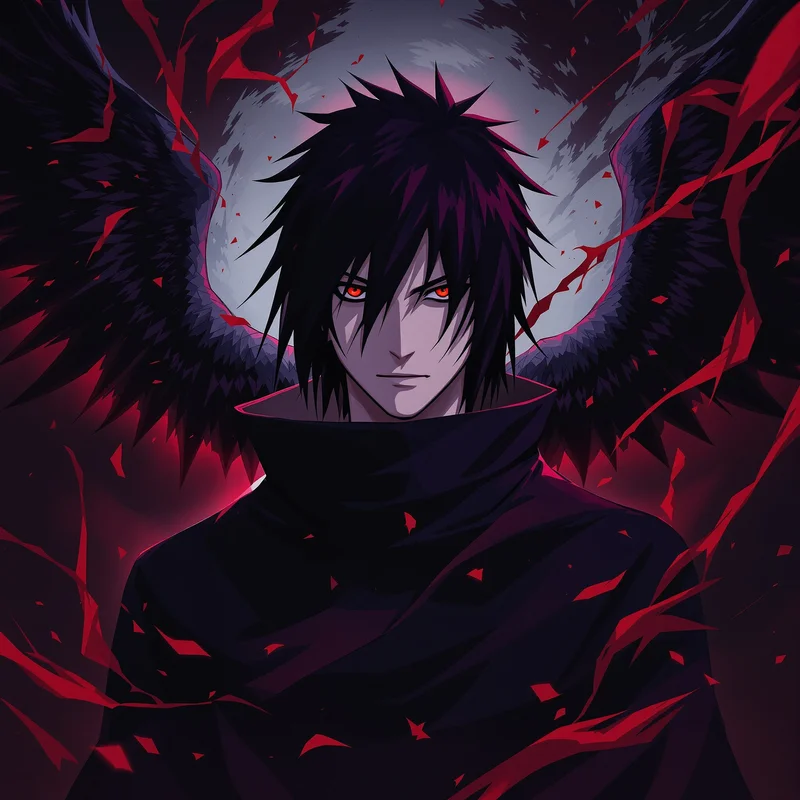 Raven Storm Itachi PFP anime avatar portrait