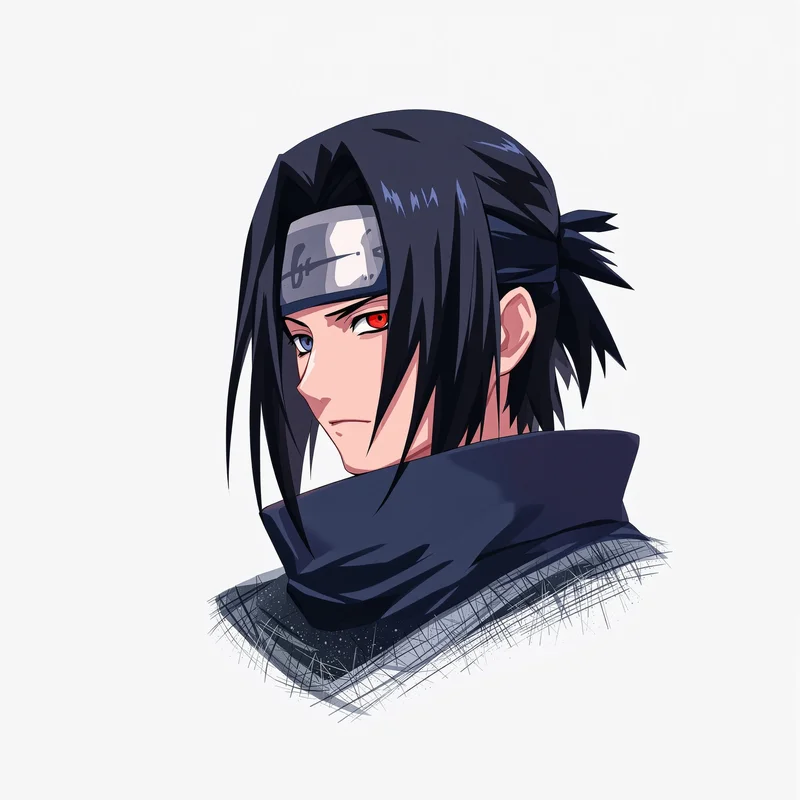 Shadow Calm Itachi PFP high contrast anime PFP avatar