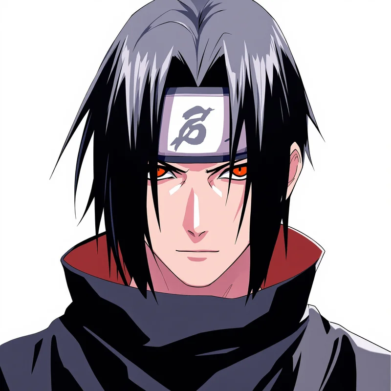 Shadow Legacy Itachi PFP high contrast anime PFP avatar